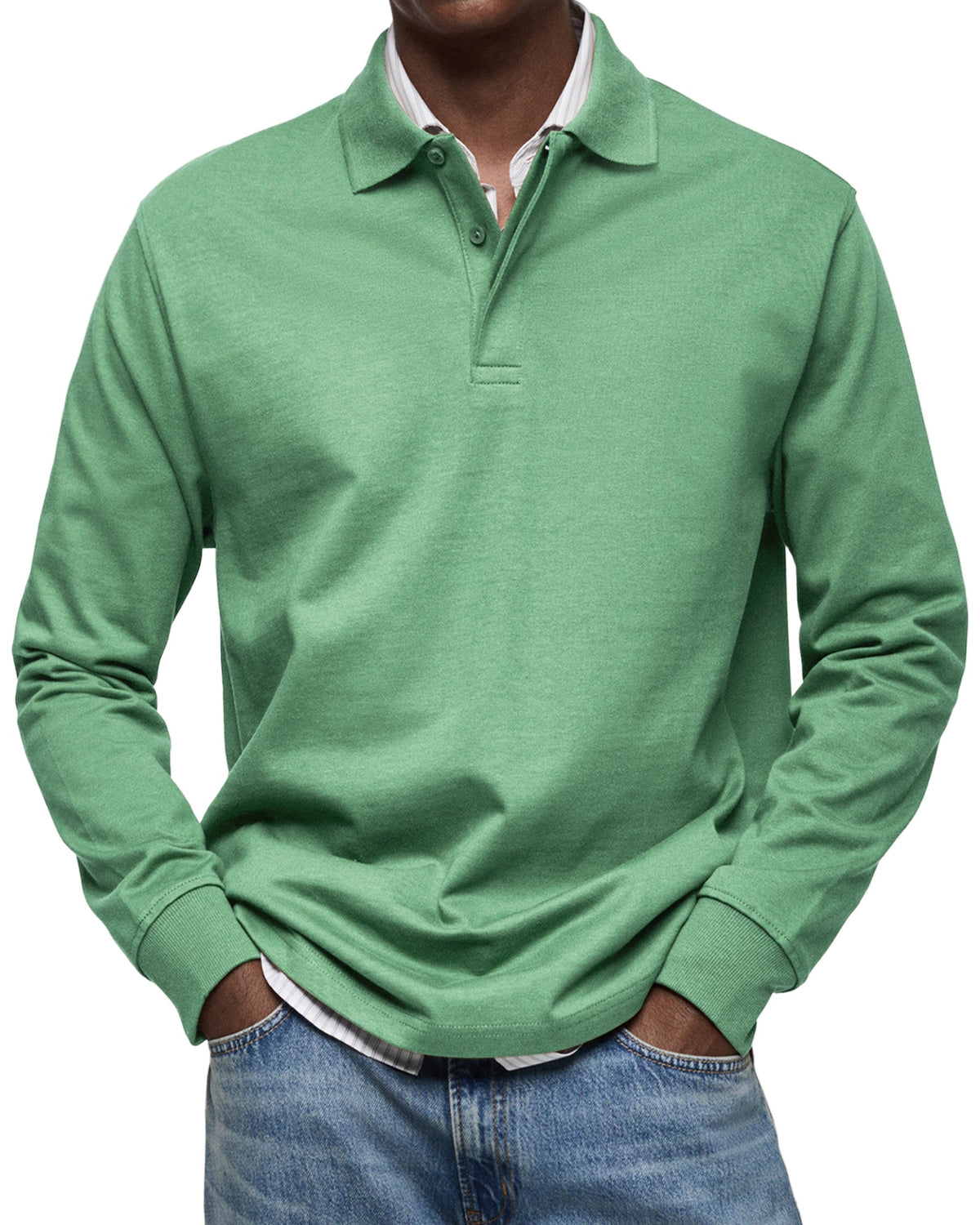 Beeckhoven™ | Långärmad Casual Poloshirt