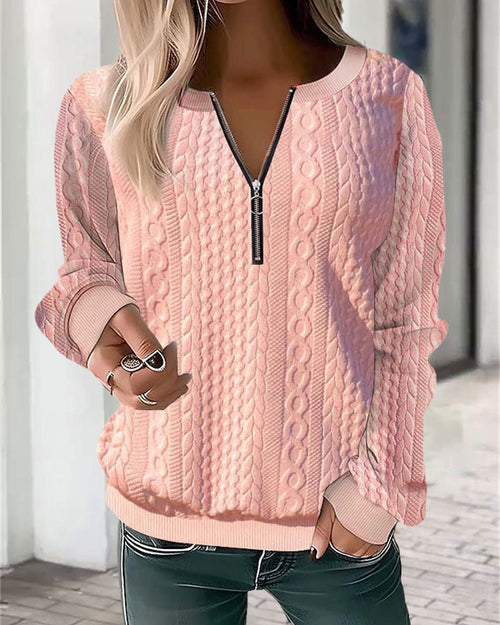 Aurora™ Luxe Zip-Up Sweater