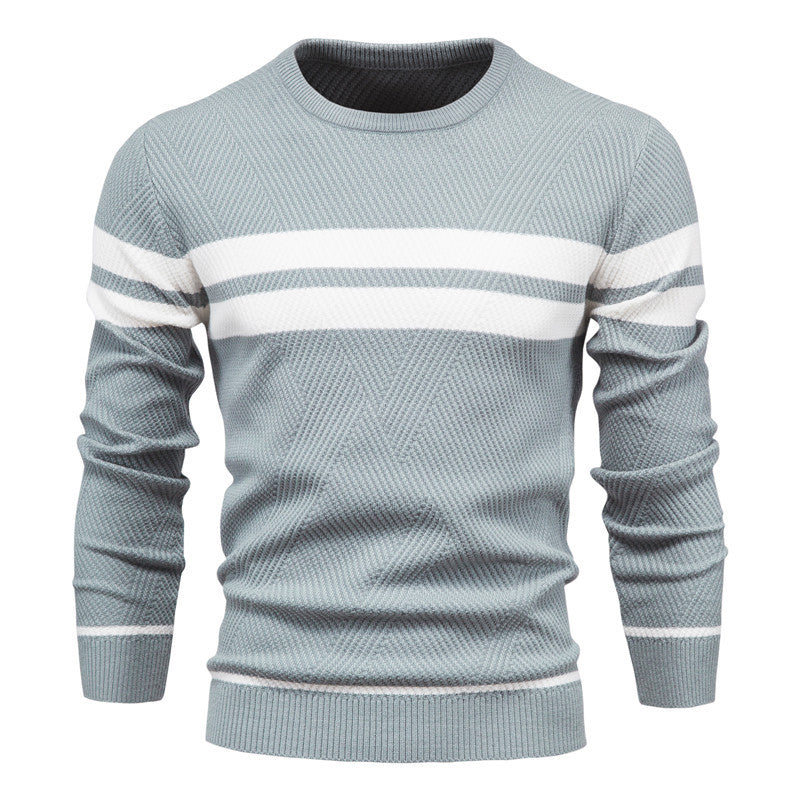 Nordholm Stockholm™ | Modern Herrpullover mit Streifenmuster