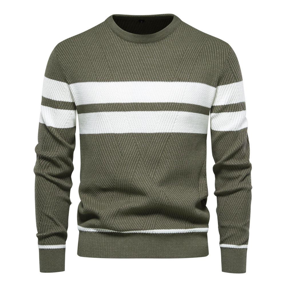 Nordholm Stockholm™ | Modern Herrpullover mit Streifenmuster
