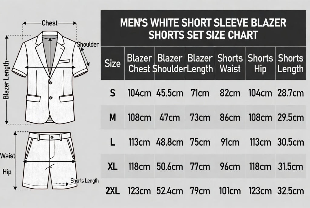 Beeckhoven™ | Premium Men's Summer Set with Blazer and Shorts