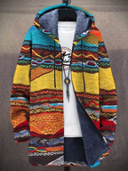 Luxe cardigan inspirerad av konst
