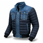 Jori™ | Stilig Vadderad Denimjacka
