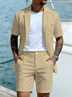 Beeckhoven™ | Premium Men's Summer Set with Blazer and Shorts
