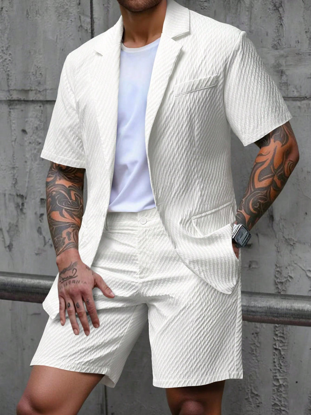 Beeckhoven™ | Premium Men's Summer Set with Blazer and Shorts
