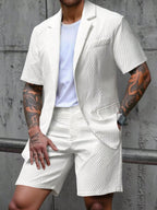 Beeckhoven™ | Premium Men's Summer Set with Blazer and Shorts