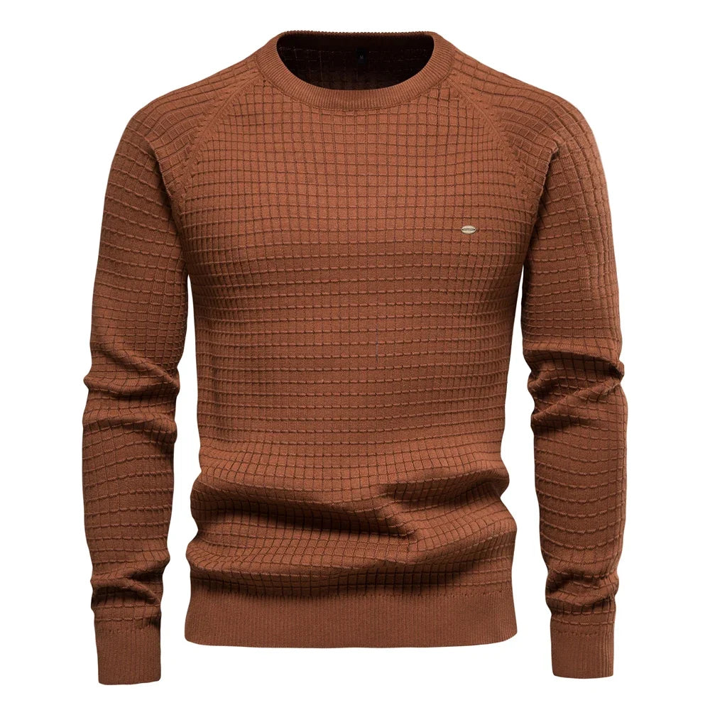 Mario™ | Karierter Herrenpullover