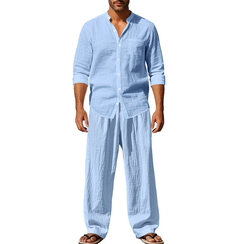 Nordholm Stockholm™ | Bekväm Men's Linen Set