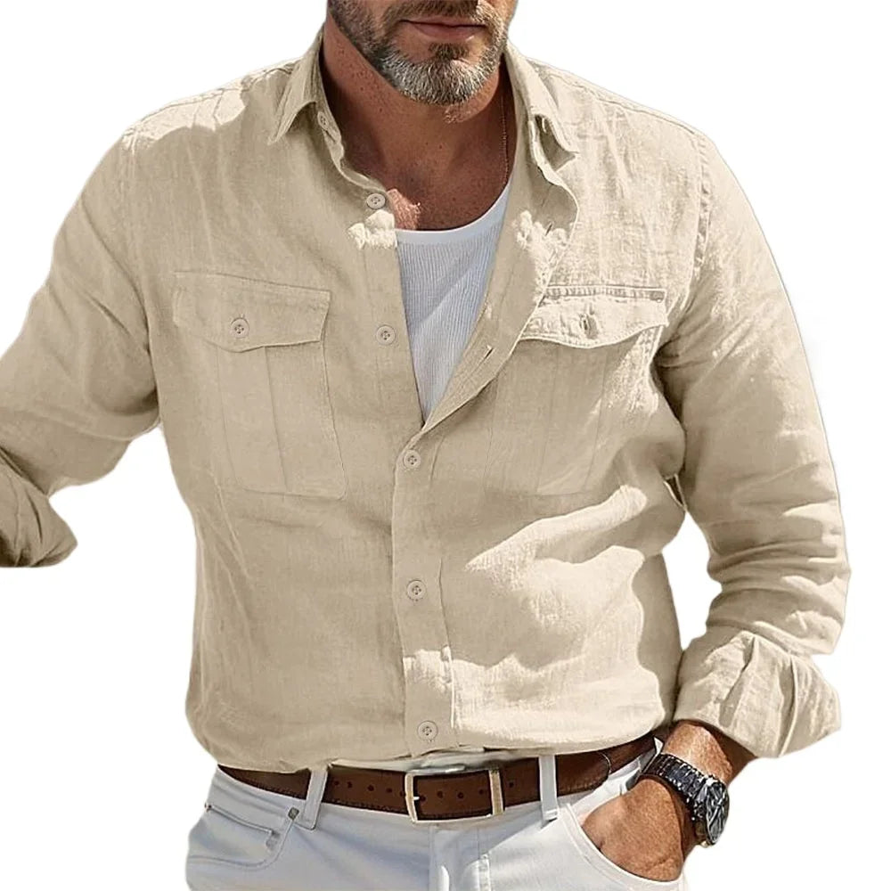 Beeckhoven™ | Men's Casual Linen Shirt