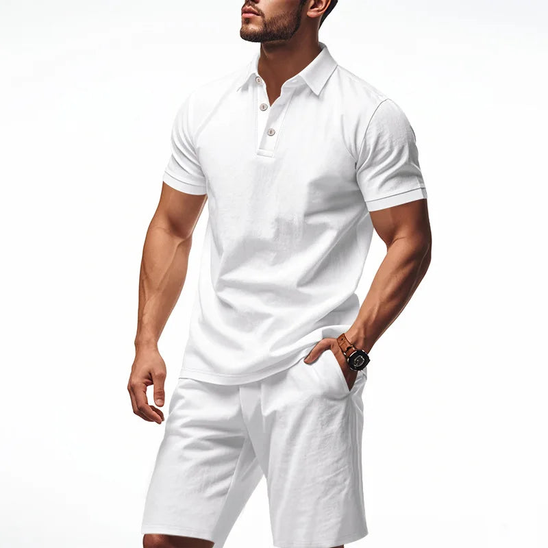 Nordholm Stockholm™ | Linne Summer Polo Set