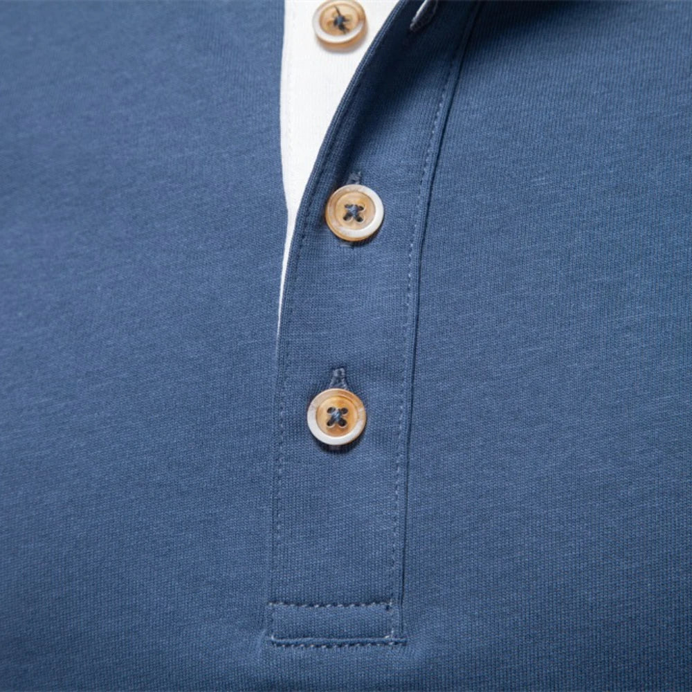 Beeckhoven™ | Långärmad Henley Skjorta för Herr