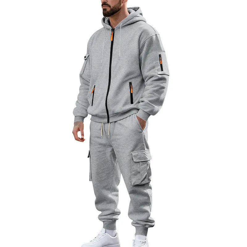 Nordholm Stockholm™ | Sporty Men's Winter Set - Pants + Jacket