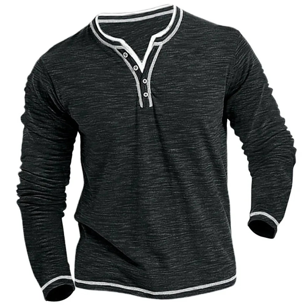 Beeckhoven™ | V-Neck Breathable Long Sleeve Shirt