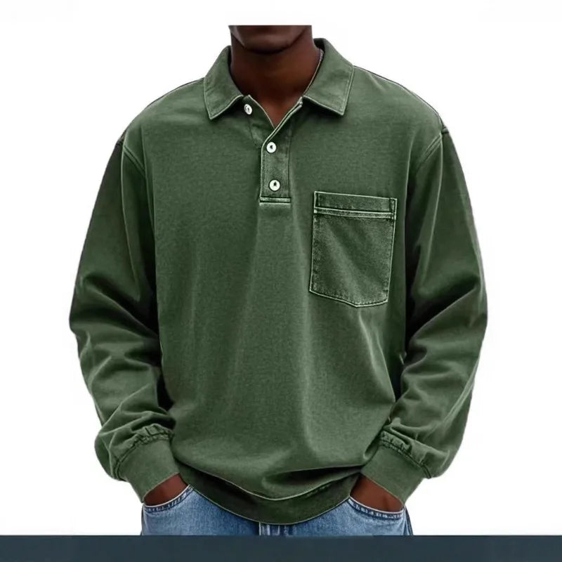Beeckhoven™ | Långärmad Casual Poloshirt
