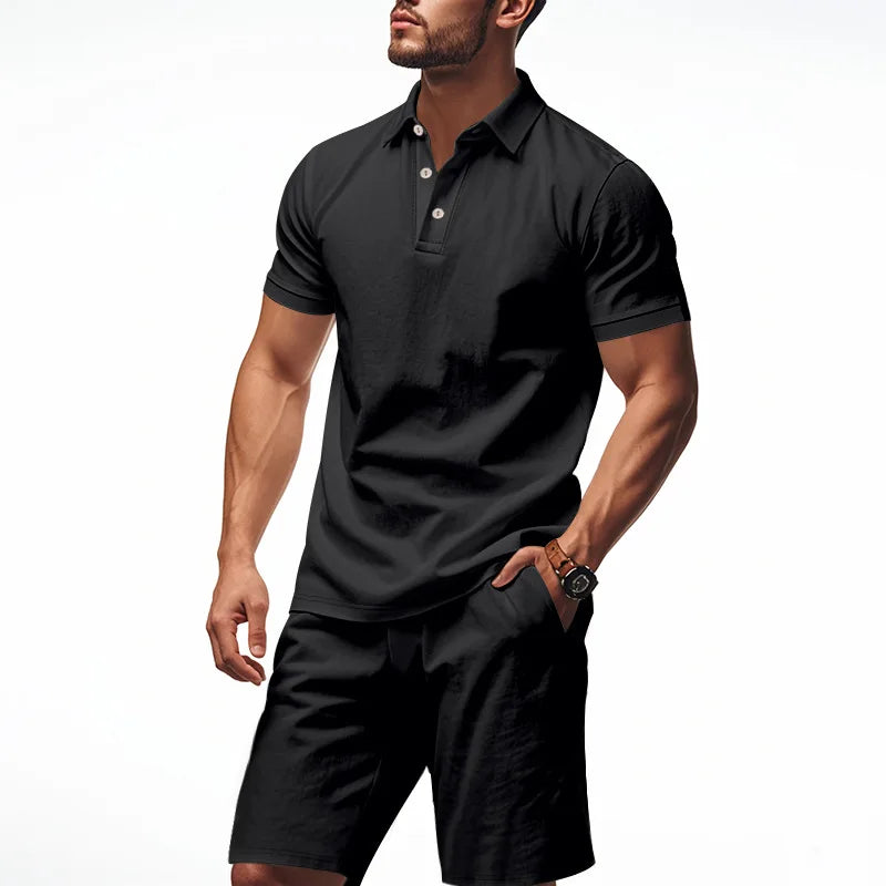 Nordholm Stockholm™ | Linne Summer Polo Set