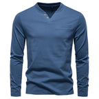 Beeckhoven™ | Långärmad Henley T-shirt