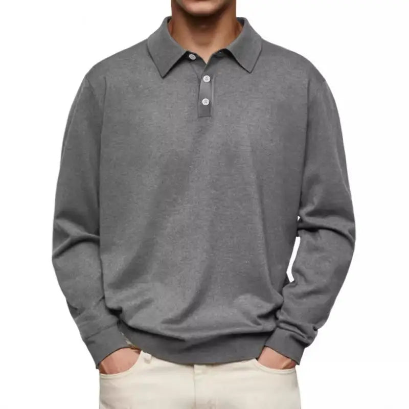 Beeckhoven™ | Långärmad Casual Poloshirt
