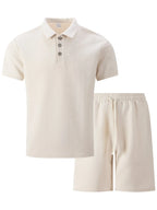 Beeckhoven™ | Sommar Polo Set med Knappar