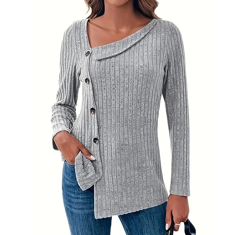 Beeckhoven™ | Striped Autumn Women's Top