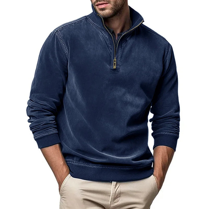 Beeckhoven™ | Casual Herrenpullover mit Reißverschluss