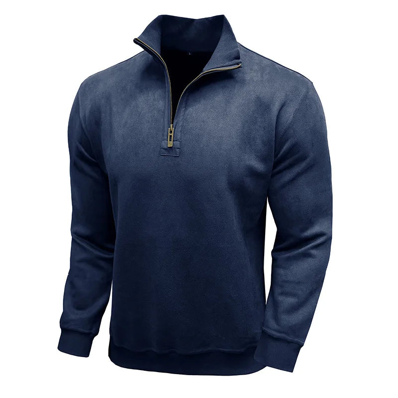 Beeckhoven™ | Casual Herrenpullover mit Reißverschluss