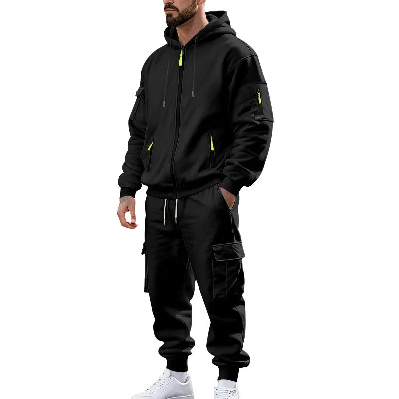 Nordholm Stockholm™ | Sporty Men's Winter Set - Pants + Jacket