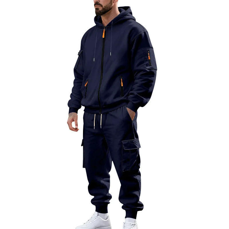 Nordholm Stockholm™ | Sporty Men's Winter Set - Pants + Jacket