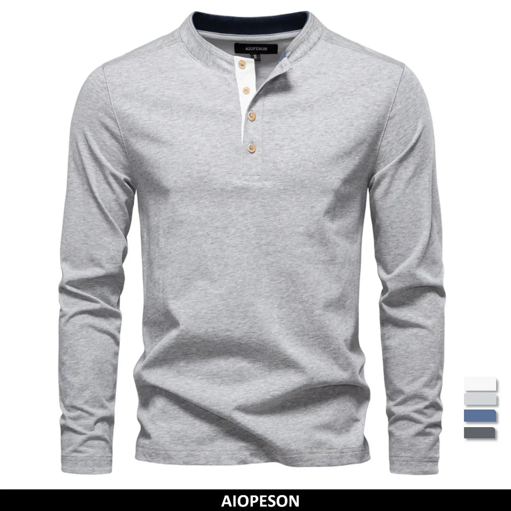 Nordholm Stockholm™ | Premium Herr T-Shirt med Långa Ärmar