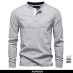 Nordholm Stockholm™ | Premium Herr T-Shirt med Långa Ärmar