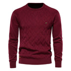 Herren Pullover mit Karomuster