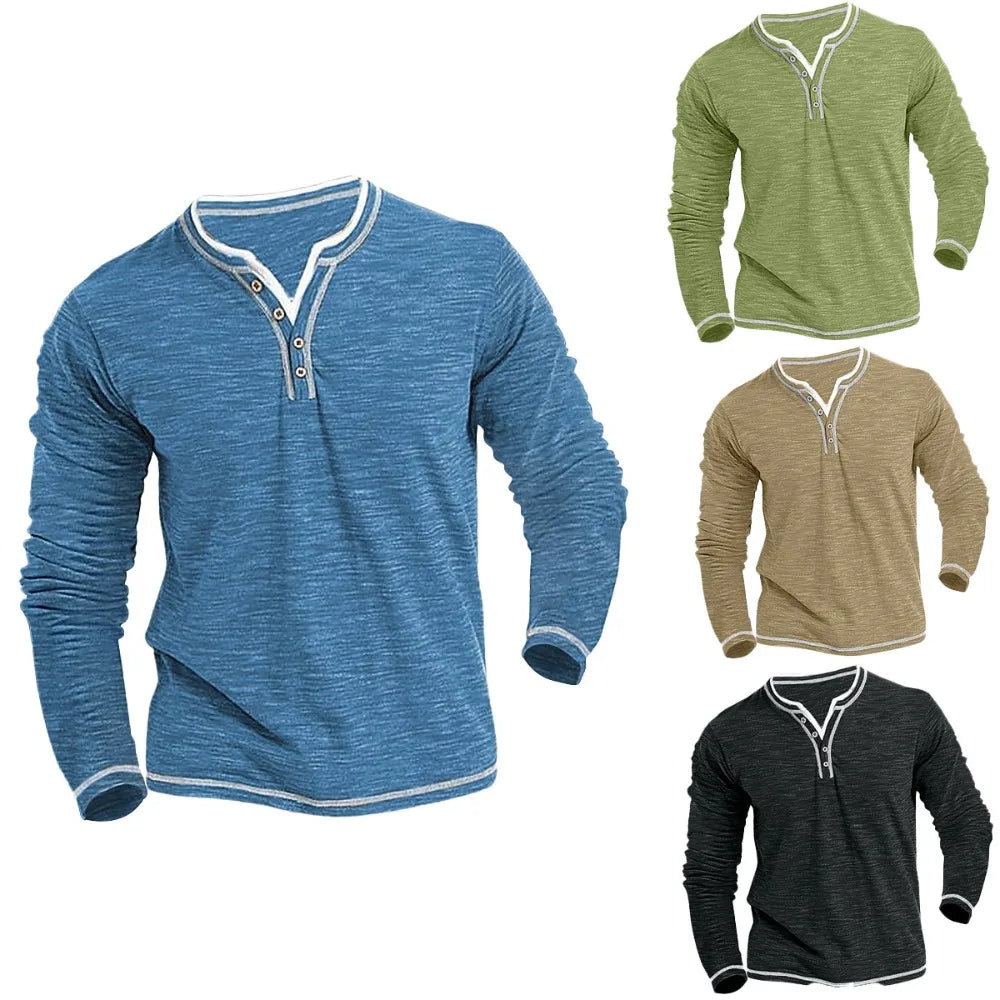 Beeckhoven™ | V-Neck Breathable Long Sleeve Shirt