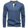 Beeckhoven™ | Långärmad Henley Skjorta för Herr