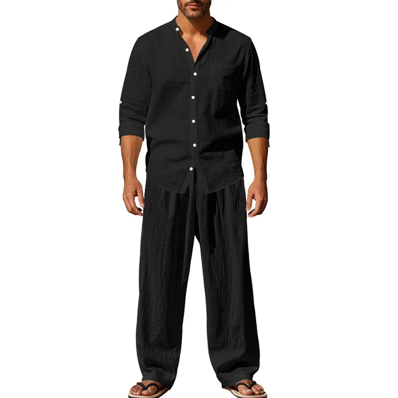 Beeckhoven™ | Bekväm Men's Linen Set