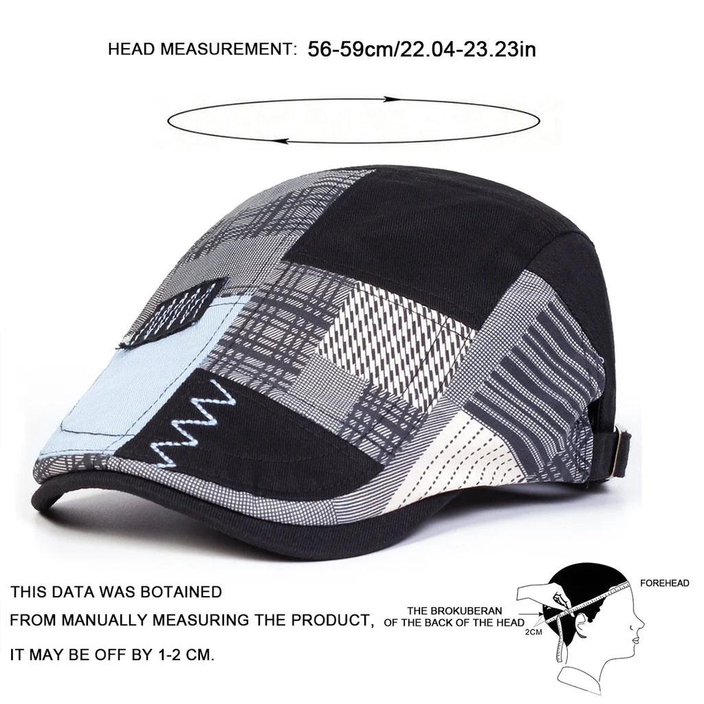 Beeckhoven™ | Patchwork Newsboy Cap
