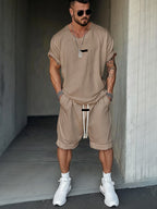 Nordholm Stockholm™ | T-shirt och Shorts Set – Idealisk Sommarstil
