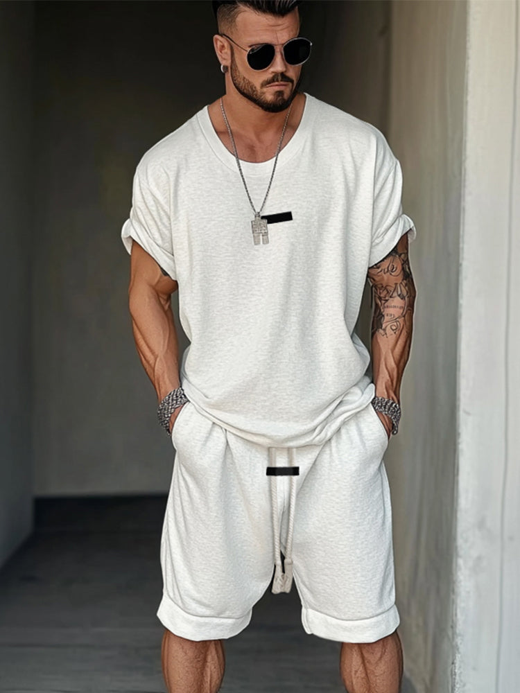 Nordholm Stockholm™ | T-shirt och Shorts Set – Idealisk Sommarstil