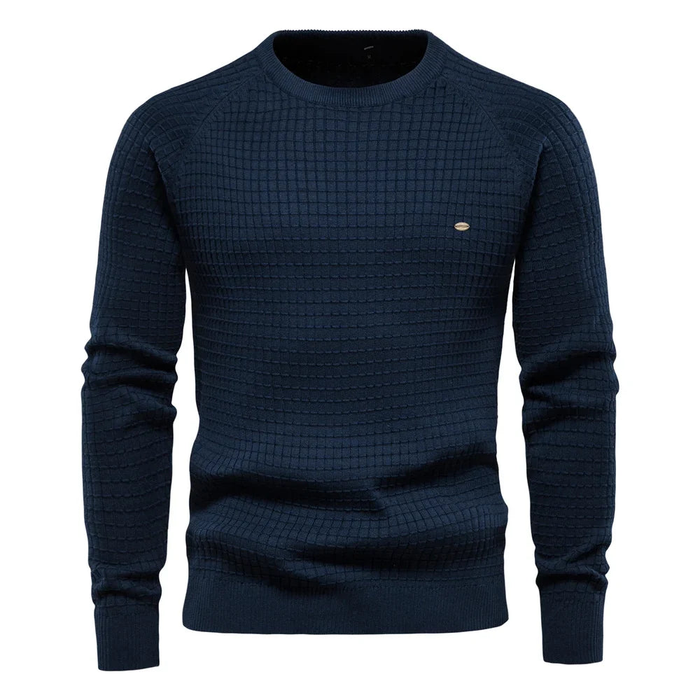 Mario™ | Karierter Herrenpullover