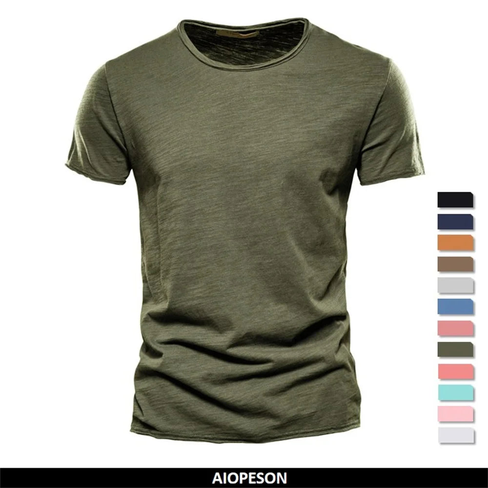 Beeckhoven™ | Sommar T-shirt med Rund Hals (Köp 1, Få 1 GRATIS)