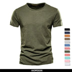 Beeckhoven™ | Sommar T-shirt med Rund Hals (Köp 1, Få 1 GRATIS)