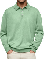 Beeckhoven™ | Långärmad Poloshirt för Vardagsbruk