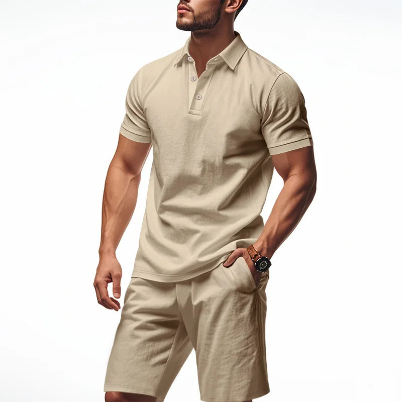 Nordholm Stockholm™ | Linne Summer Polo Set