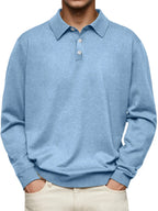 Beeckhoven™ | Långärmad Poloshirt för Vardagsbruk
