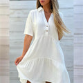 Beeckhoven™ | Chic Women's V-Neck Dress