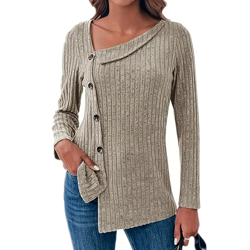 Beeckhoven™ | Striped Autumn Women's Top