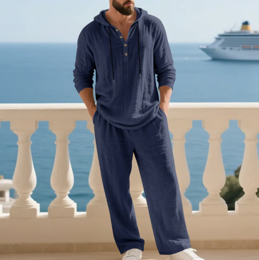Nordholm Stockholm™ | Bekväm 2-Piece Linen Men's Set