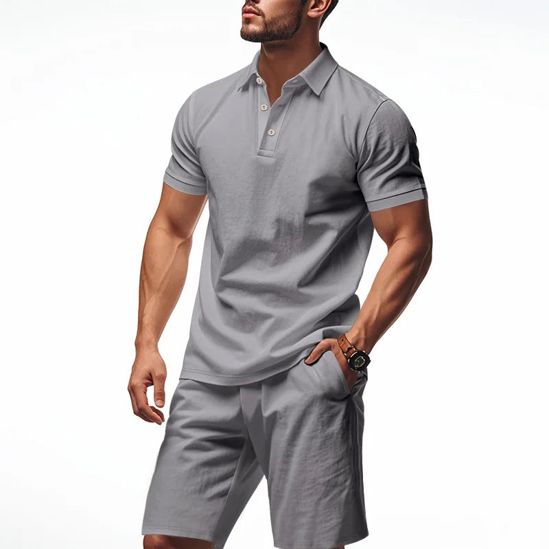 Nordholm Stockholm™ | Linne Summer Polo Set
