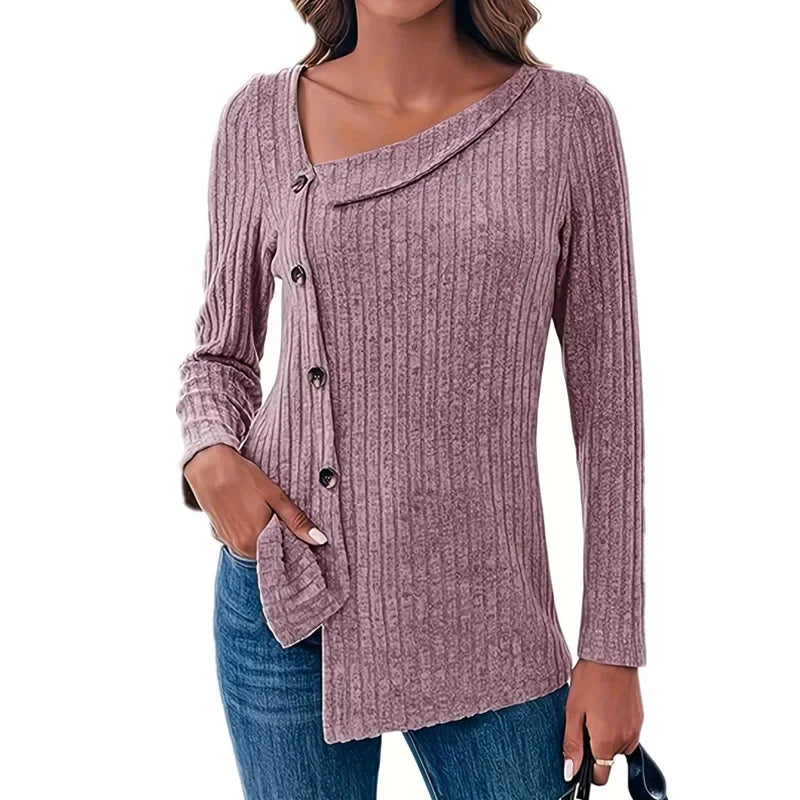 Beeckhoven™ | Striped Autumn Women's Top
