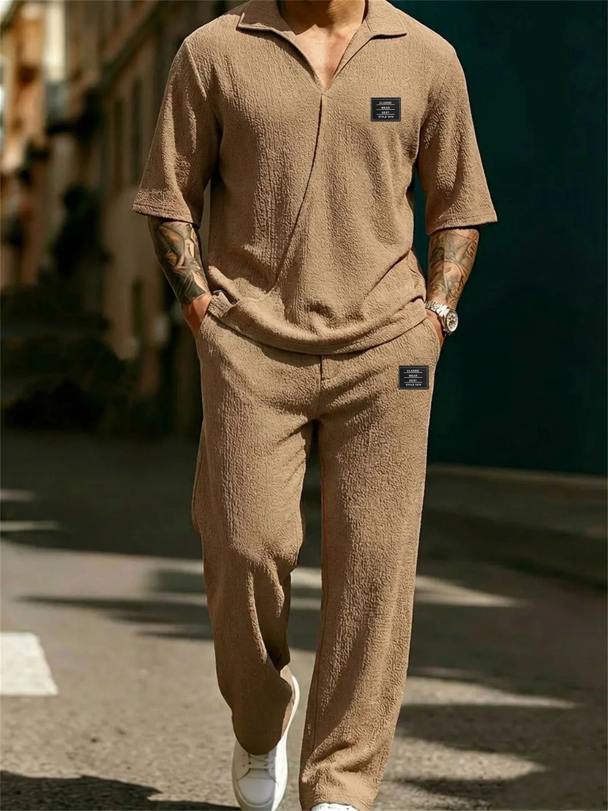 Nordholm Stockholm™ | Elegant Tvådelad Herrset