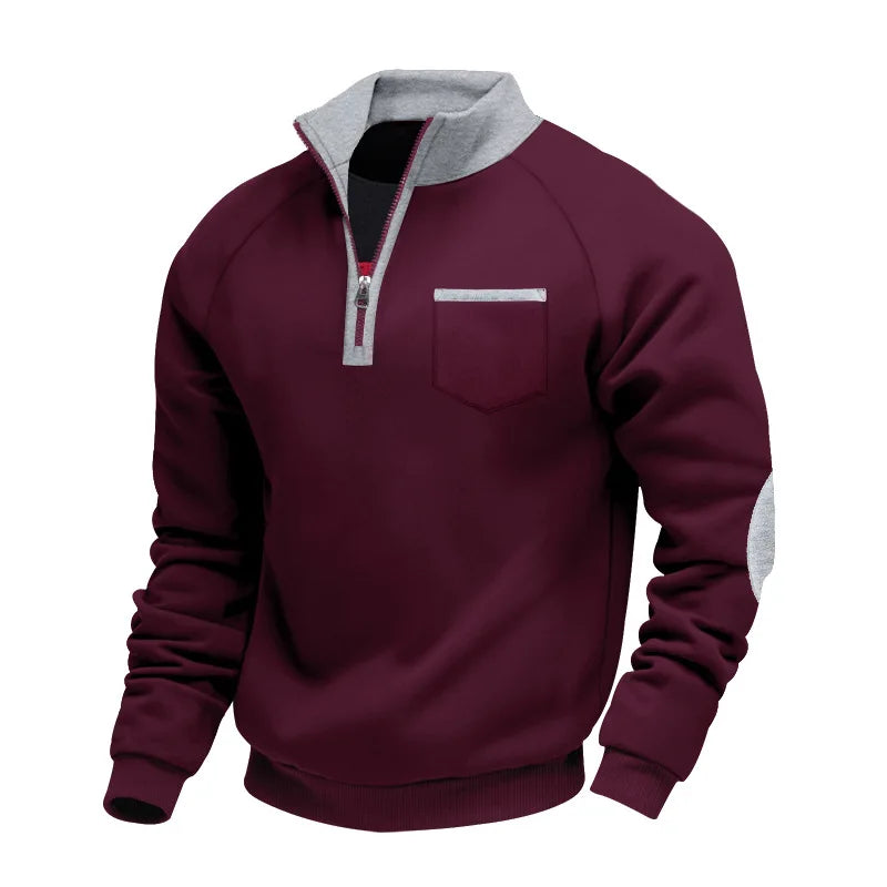 Nordholm Stockholm™ | Elegant Men's Fleece Sweatshirt