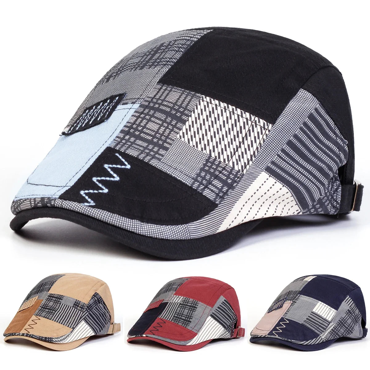 Beeckhoven™ | Patchwork Newsboy Cap